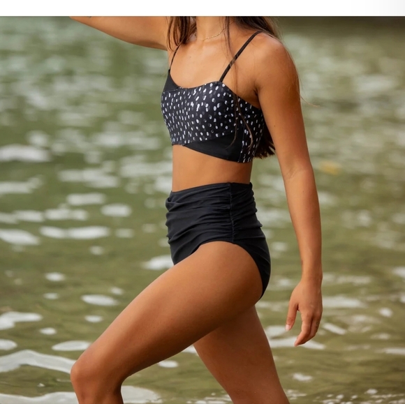 Nani Swim High Rise Rouched Bottoms - Picture 3 of 7